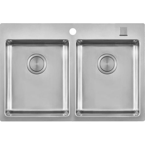 Foster KE Fregadero empotrado Rectangular Acero inoxidable (1/3)