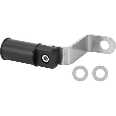 Support de rétroviseur en aluminium pour guidon de moto, fixe et robuste (1/5)