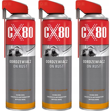 CX80 ON RUST Eliminador de óxido anticorrosión para tornillos con aplicador 0,5x3