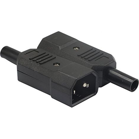 IEC C14 Kettle Plug, Convient pour alimentations, appareils ménagers, etc. (1/5)