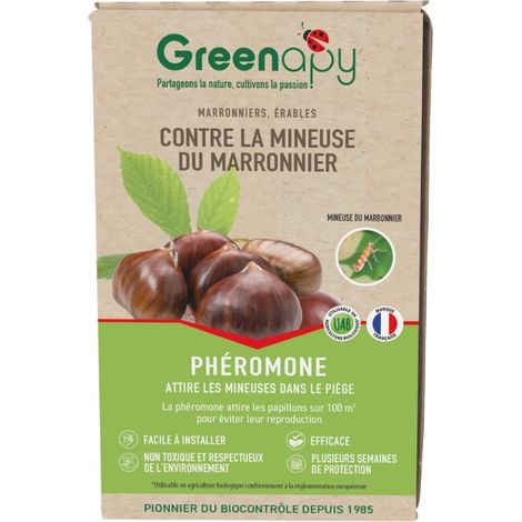 Phéromone spéciale Mineuse du marronnier (2 capsules) (1/3)