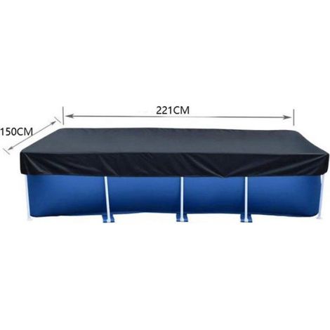Bâche de piscine - Couverture imperméable pour bac à sable - Housse anti-poussière - Protection pour piscine de jardin - Tissu Oxfor (1/5)