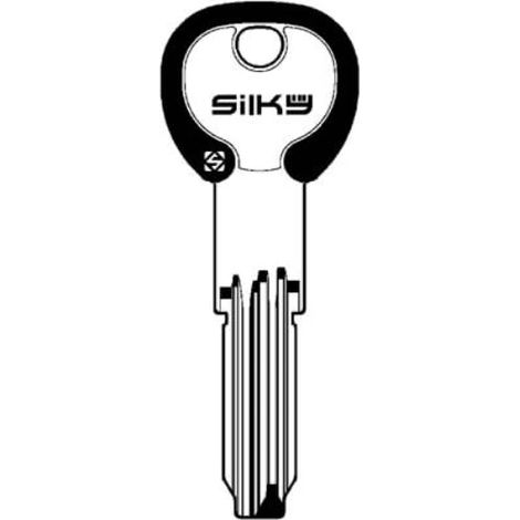 Chiave Punzonata Cisa CS62DZ Silky Silca Ottone Nichelato 5 Pezzi