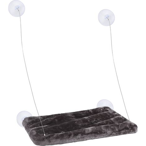 Hamac de fenêtre pour chat, gain de place, siège de fenêtre robuste à ventouse (1/5)