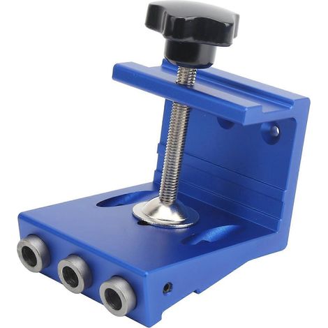 Lochschablone aus Aluminiumlegierung für die Holzbearbeitung, Industriebedarf, Plattenstärke 10–35 mm, Blau
