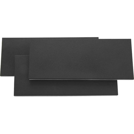 Applique murale LED moderne 12W, lampe décorative blanc chaud pour chambre (noir) (1/5)