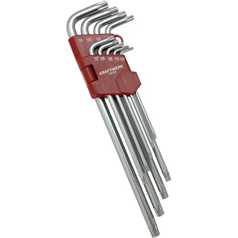 Llaves torx kraftwerk 3609 extra largas doble capacidad