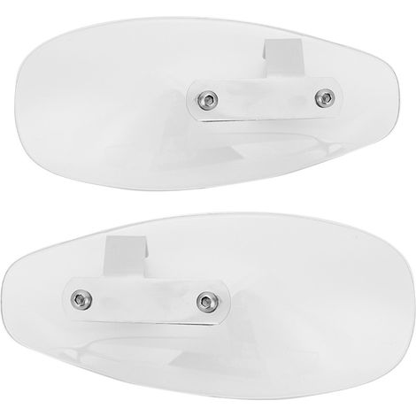 Protecteur Mains Moto Universel 10mm/0.4in, Déflecteur Vent Transparent, Compatible Honda, Garde-Mains Pare-Brise Moto, Kit Protection Guidon Transparent (1/5)