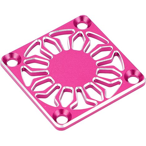 Cache-ventilateur universel en alliage d'aluminium pour moteur RC, dissipateur thermique 30x30mm, rouge rose (1/5)