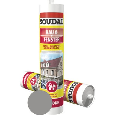 Soudal Bau-Silikon grau 300 ml Dichtmaterialien