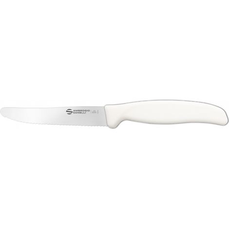 Couteau à dents Pikutek Ambrogio Sanelli Supra 11 cm blanc