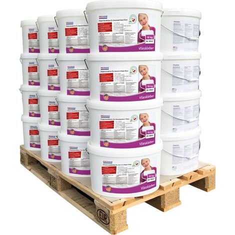 Vlieskleber PROFHOME Kleber für Malervlies Renoviervlies Anstrichvlies Vlies Gewebe 1 Pal. 512 kg max. 3360 qm