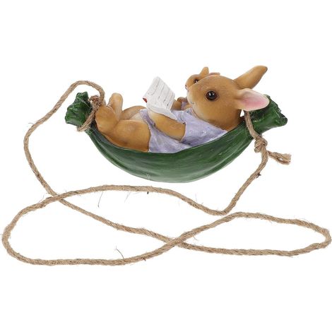 Gartenhasenfigur Klassische Gartenornament 1 Stück aus