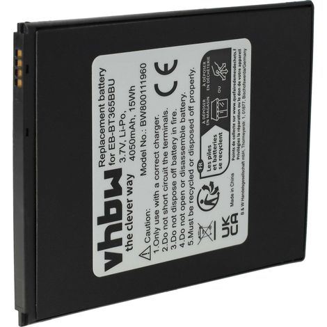 vhbw Akku kompatibel mit Samsung Galaxy Tab Active 2 WiFi, Active 4G, Active 4G LTE, Active LTE, Active 8.0 Tablet Pad (4050 mAh, 3,7 V, Li-Polymer) (1/5)