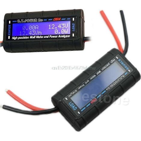Wattmètre et analyseur de puissance LCD haute précision GTPOWER RC 130A 60 V