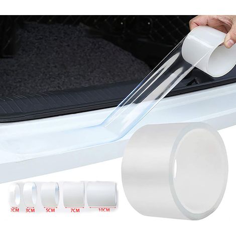 Protège-seuil de porte anti-rayures invisible film protection bord de porte universel voiture (1/5)