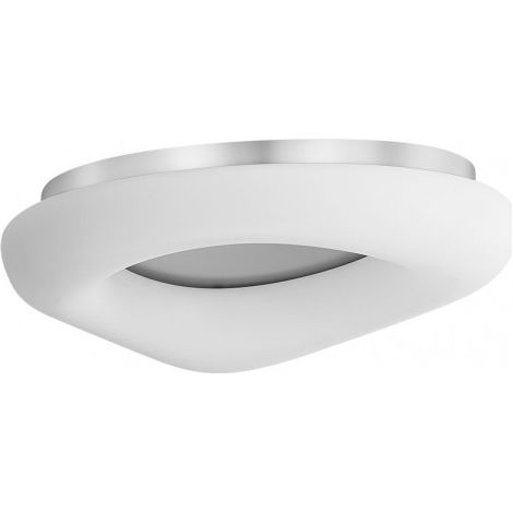 FAB 154785001  Soffitto Paris Gr 60w 3000-4000-6500k 14x64x54 Cm Bianco-argento 5100lm Regulab. E Memoria