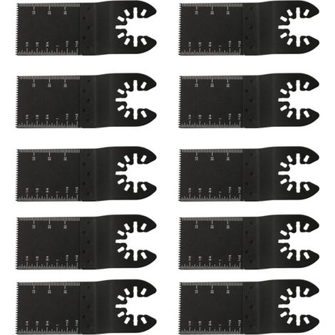 Lames de scie multi-coupe oscillantes For Fein, Multimaster, Makita, Bosch, Rockwell, Sonicrafter, Worx,9034mm(10PCS) (1/5)