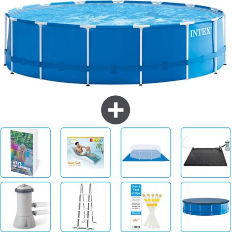 Intex Piscine Tubulaire Ronde - 457x122 cm - 9-pièces  S567