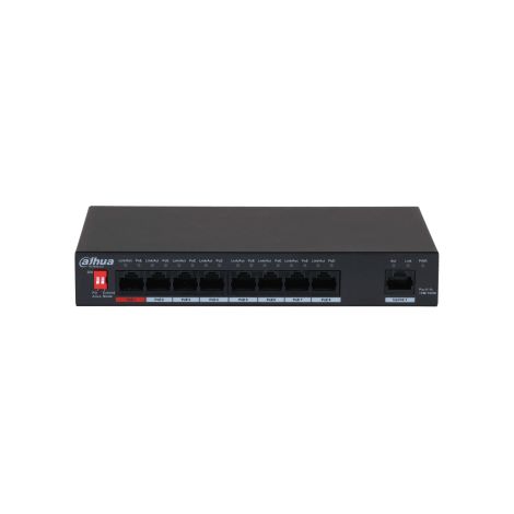 PFS3009-8ET-96-V2 - Switch L2 unmanaged 9 porte (8 PoE 96 W)