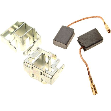 Kohlebürsten + Halterung pro 2 11x16x6 mm für Schleifmaschine parkside