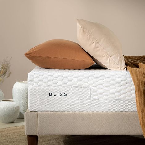 Zinus Bliss Materasso 120x190 cm - 25 cm di Altezza - Materasso in memory foam - Certificato OEKO-TEX (1/3)