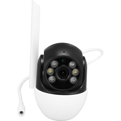 Caméra panoramique extérieure sans fil Wi-Fi, surveillance à distance via smartphone, vision nocturne couleur, étanche, prise UE 100-240 V (1/5)