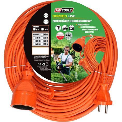 Alargador eléctrico awtools aw70200 10 m 2300 W