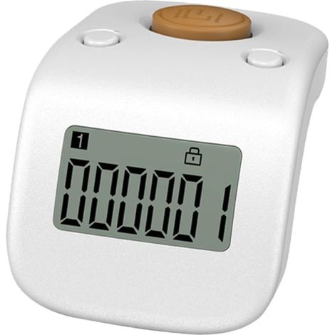 Wiederaufladbarer digitaler Fingerzähler, elektronischer tragbarer Handzähler zum Zählen und Zählen (1/5)