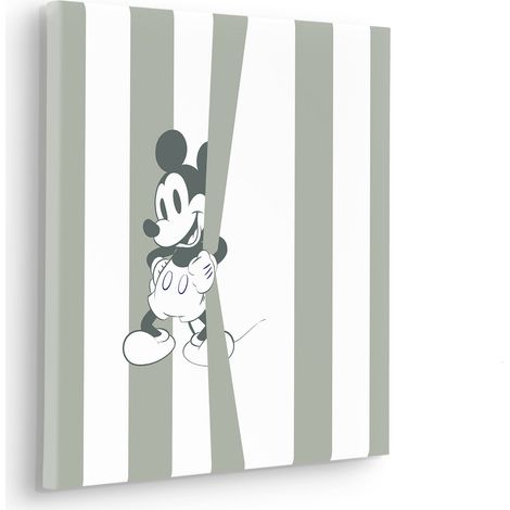 Komar Canvasbild Disney Mickey Be Yourself - 40 x 40 cm - Bild auf Keilrahmen - für Kinderzimmer (1/2)