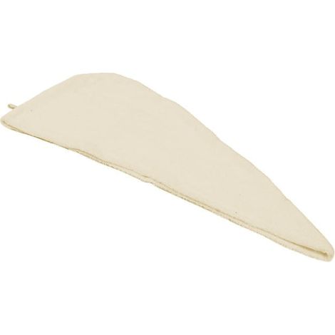 Tessuto per turbante da bagno color ecru