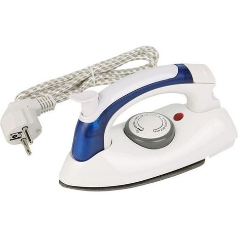 Travel Steam Iron - Compact and Portable Steam Iron with Ergonomic Folding Handle and Non-Stick Soleplate for Home and Travel, 700W (1/5)
