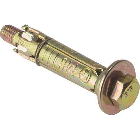 Forgefix Lb810 m Ancrage de maconnerie Courroie hexagonale Zingue Jaune passive (1/3)