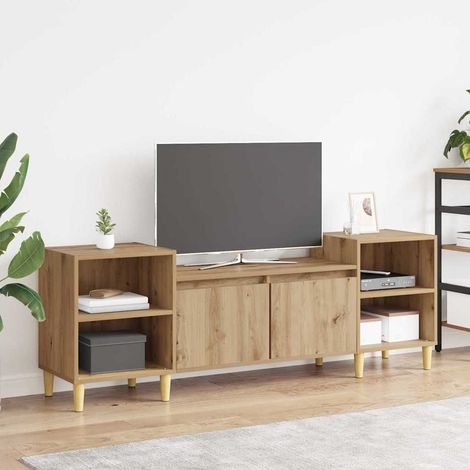 vidaXL  TV Cabinet  Artisan Oak 160 x 35 x 55 cm Engineered Wood