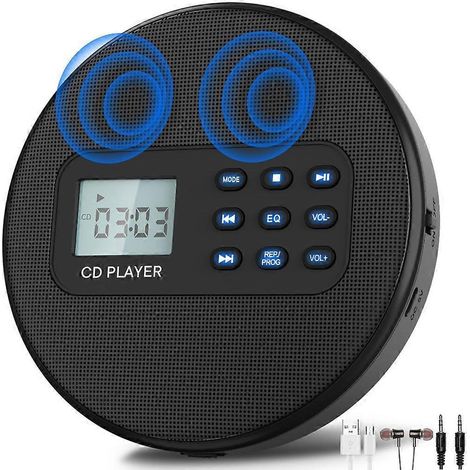 Lecteur rechargeable avec rétroéclairage des écouteurs, écran LCD pour voiture (1/4)