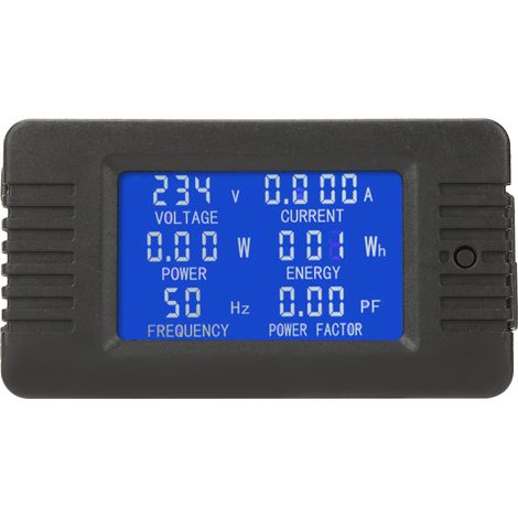 PEACEFAIR PZEM-018 Compteur électrique numérique multifonctionnel AC, testeur de tension et de courant (5A) (1/5)