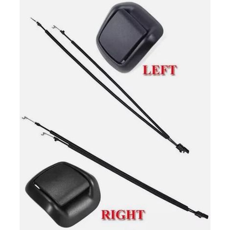 Poignée d\'inclinaison de siège avant gauche + droite + câble pour Ford Fiesta MK6 3 portes 2002-2008 (1/5)