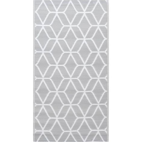 Maison Exclusive - Outdoor-Teppich ARAKIL Grau 190x290 cm PP