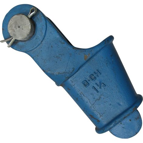 X1 1/2" Painted Open Wedge Socket With Bolt And Pin - Grip Tail Wire Rope (1/5)