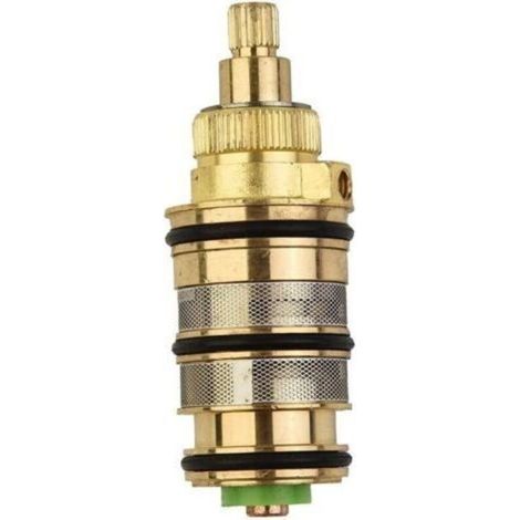 Thermostatkartusche aus Messing – Temperaturregelung 20-50°C – Schraubenloses Schnappverschluss-Design – Kompatibel mit Einbaumischern (1/4)