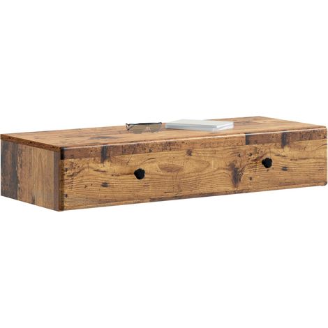 Maison Exclusive - Tavolino da Parete Laterale Legno antico 87,5 x 34,5 x 17 cm