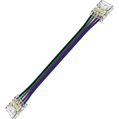 Alcapower Cavo di prolunga con connettori per giunzione strisce LED COB RGB, accessorio professionale per connessioni rapide e stabili, 1 unità (1/2)