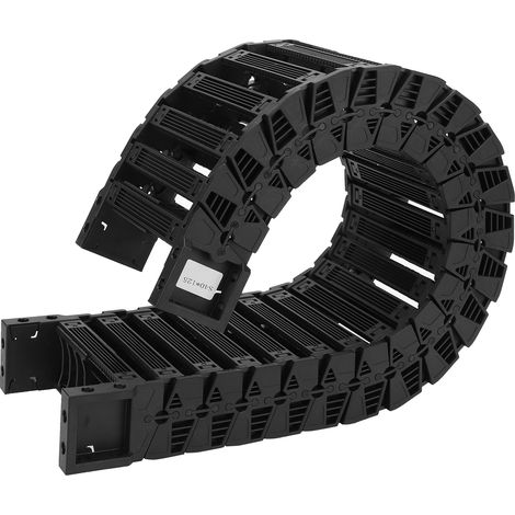 Câble de chaîne de traînée en Nylon, fournitures industrielles flexibles, série silencieuse, câble de remorquage de réservoir 0.7/1 mètre S40 x 125 1 mètre