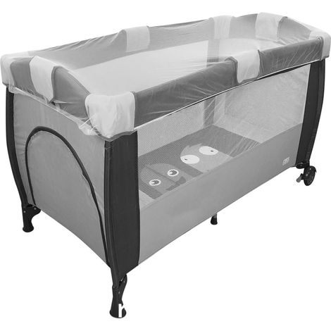 Moustiquaire universelle pour lit bébé 60 x 120 cm - Blanc transparent - Monsieur Bébé