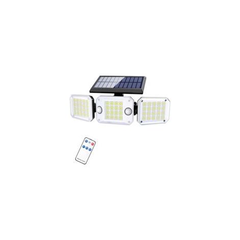 Lampe Solaire Exterieur detecteur de Mouvement,Lumiere Solaire Exterieur avec Télécommande,3 Modes 270°Grand Angle Eclairage Exterieur Solaire (1/5)
