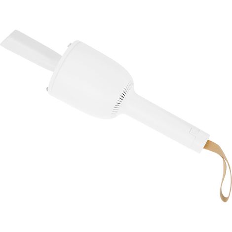 Mini-Staubsauger aus ABS mit 1200 mAh, USB-aufladbar, leicht und kabellos, ideal für Zuhause und auf Reisen (weiß). (1/4)