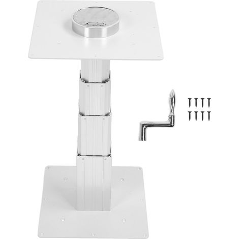 Pied de Table pour camping-car, 250 à 650mm, réglable en hauteur, support de Base robuste en alliage d'aluminium pour remorque de voyage, Yachts, bateaux (1/5)