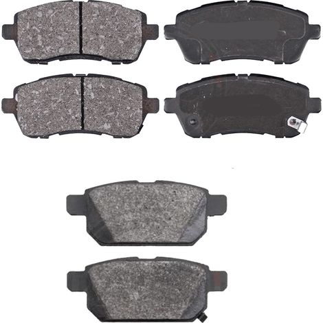 KIT PASTIGLIE FRENO ANTERIORI E POSTERIORI compatibile con SUZUKI SWIFT V (AZ) / PASTIGLIE FRENANTI AUTO OEM P 16 013,P 79 029 / SOSTITUZIONE DIRETTA / BASSA POLVERE / SILENZIOSO (1/4)