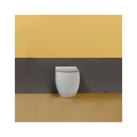 Vaso wc norim filomuro a pavimento flo scarico universale 52x36xh.43 cm bianco (1/3)