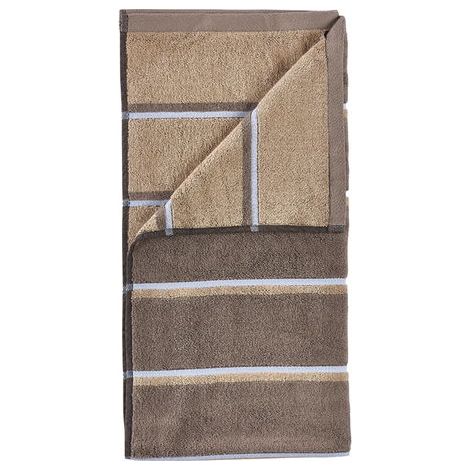 Zone Denmark - Sauna Towel 100x50 cm - Taupe, Camel, Sky Blue